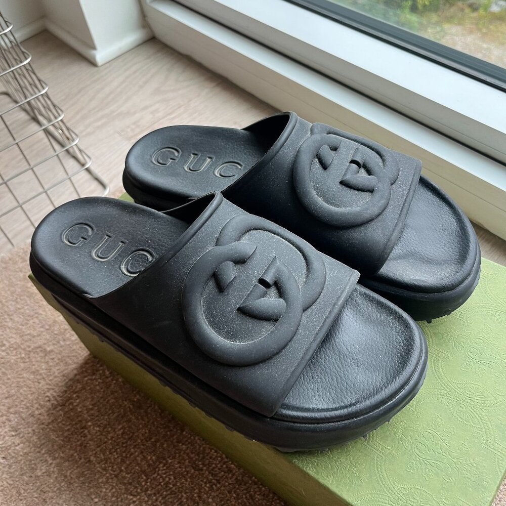 Gucci Platform Slides - Picture 2 of 5